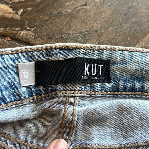 KUT from the Kloth CONNIE  High Rise Ankle Skinny Size 12 - Picture 6 of 15